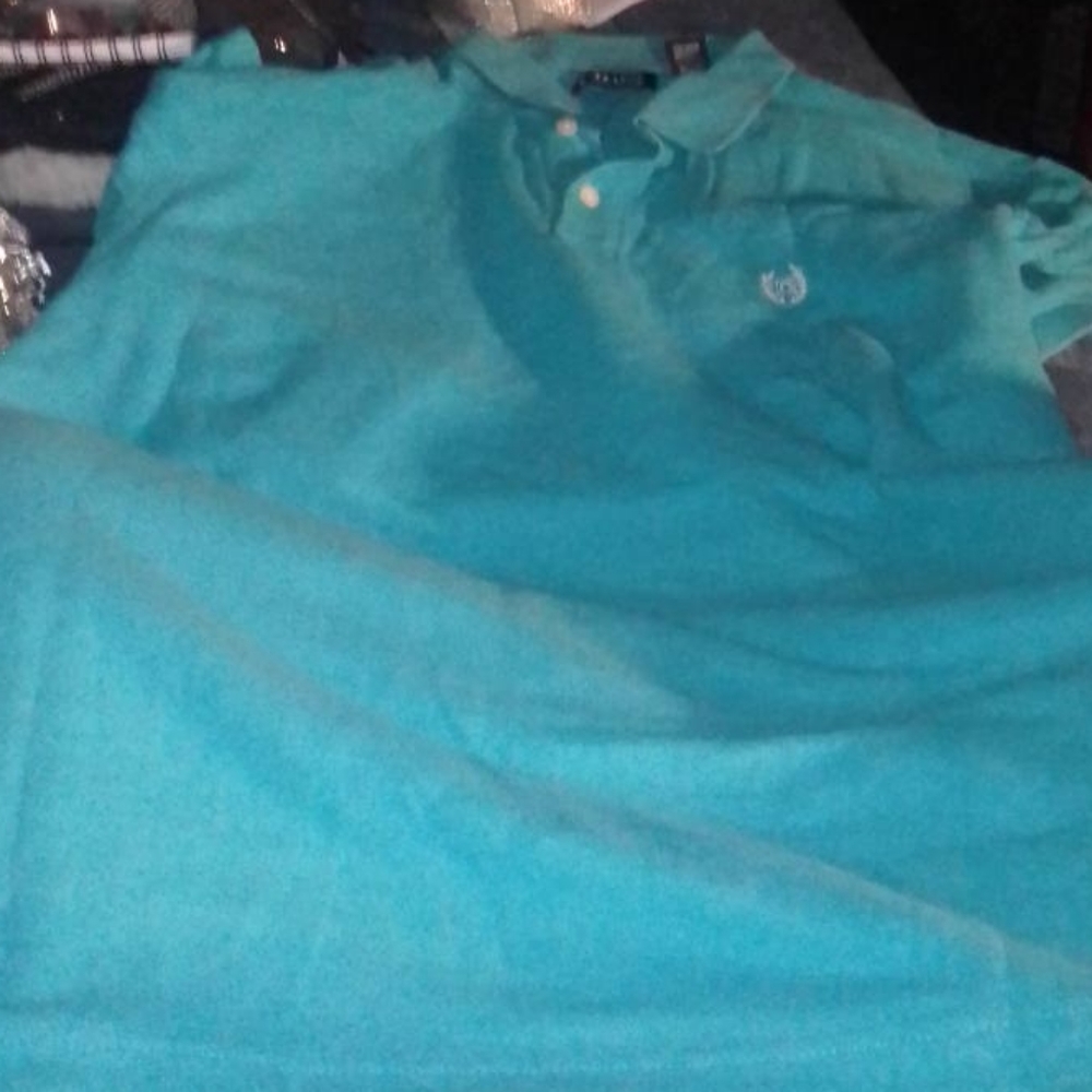 Baby blue chaps polo